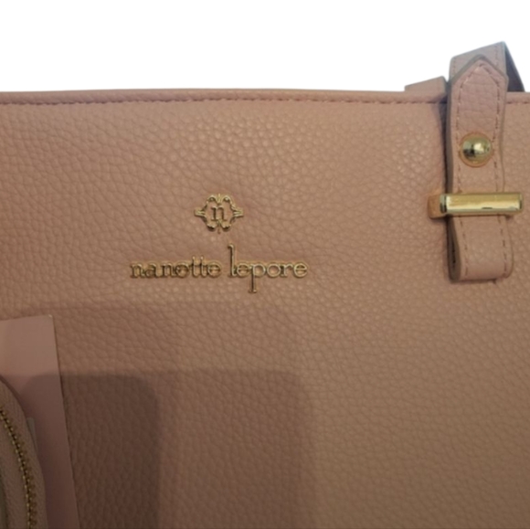 Nanette Lepore Soft Pink Tote Bag – Chic & Spacious Everyday Style - Picture 3 of 6